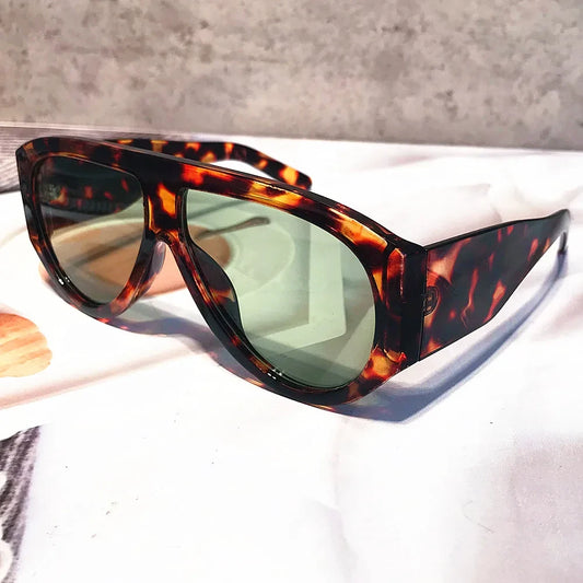 Vintage Oversized Oval Sunglasses