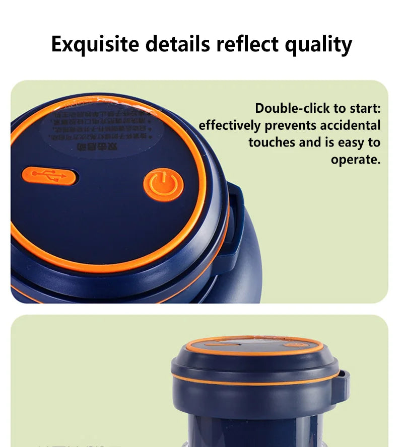 1300ml New Wireless Portable Fruit Juicer Charging Small Complementary Food Crushed Ice Household Multifunctional Juicer 2026