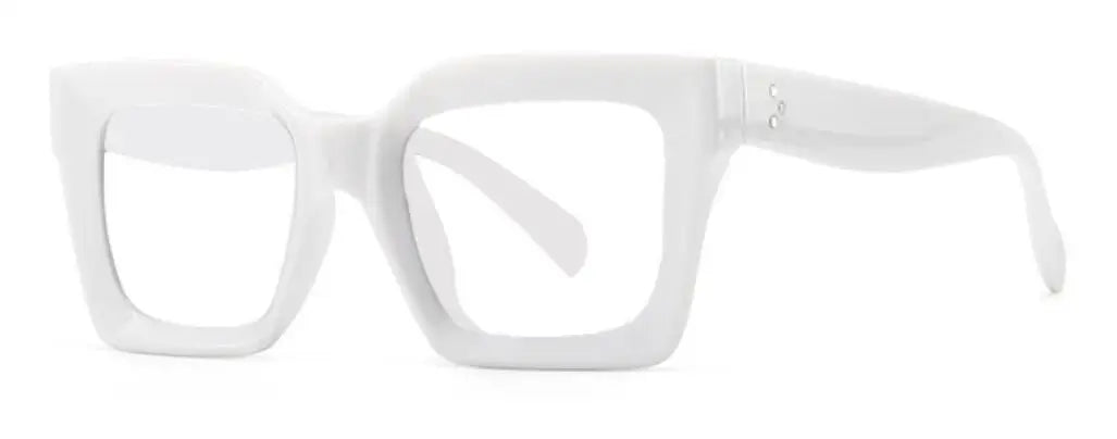 Vintage Oversized Square Anti Blue Light Reading Glasses Women Men Trending Optical Eyewear Finished Hyperopia Eyeglasses +2 +5