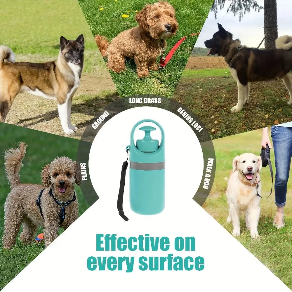 New Portable Dog Pooper Scooper Leak-Proof with Bag Attachment Claw Grabber Pickup Tool No Touch Dog Waste Pick-up Cleaner