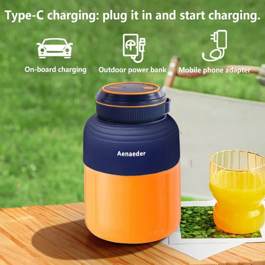 1300ml New Wireless Portable Fruit Juicer Charging Small Complementary Food Crushed Ice Household Multifunctional Juicer 2026