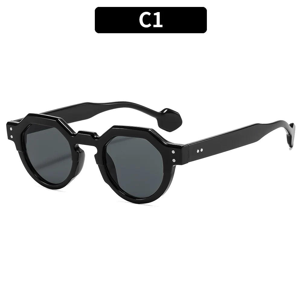 Retro Leopard Sunglasses 2025 Men Women Vintage Small  Luxury Brand Designer Sun Glasses UV400 Goggles Shades 309579