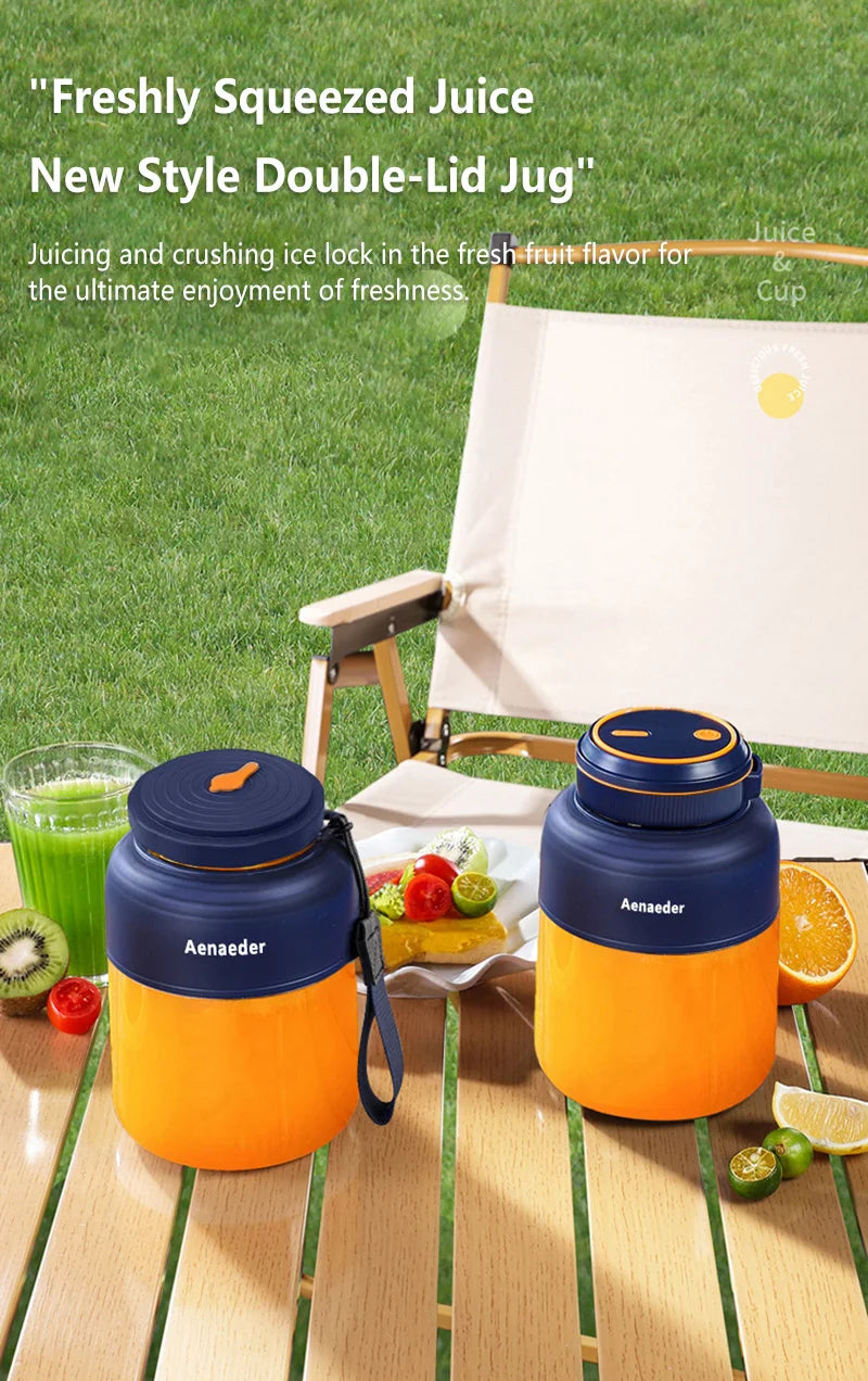 1300ml New Wireless Portable Fruit Juicer Charging Small Complementary Food Crushed Ice Household Multifunctional Juicer 2026