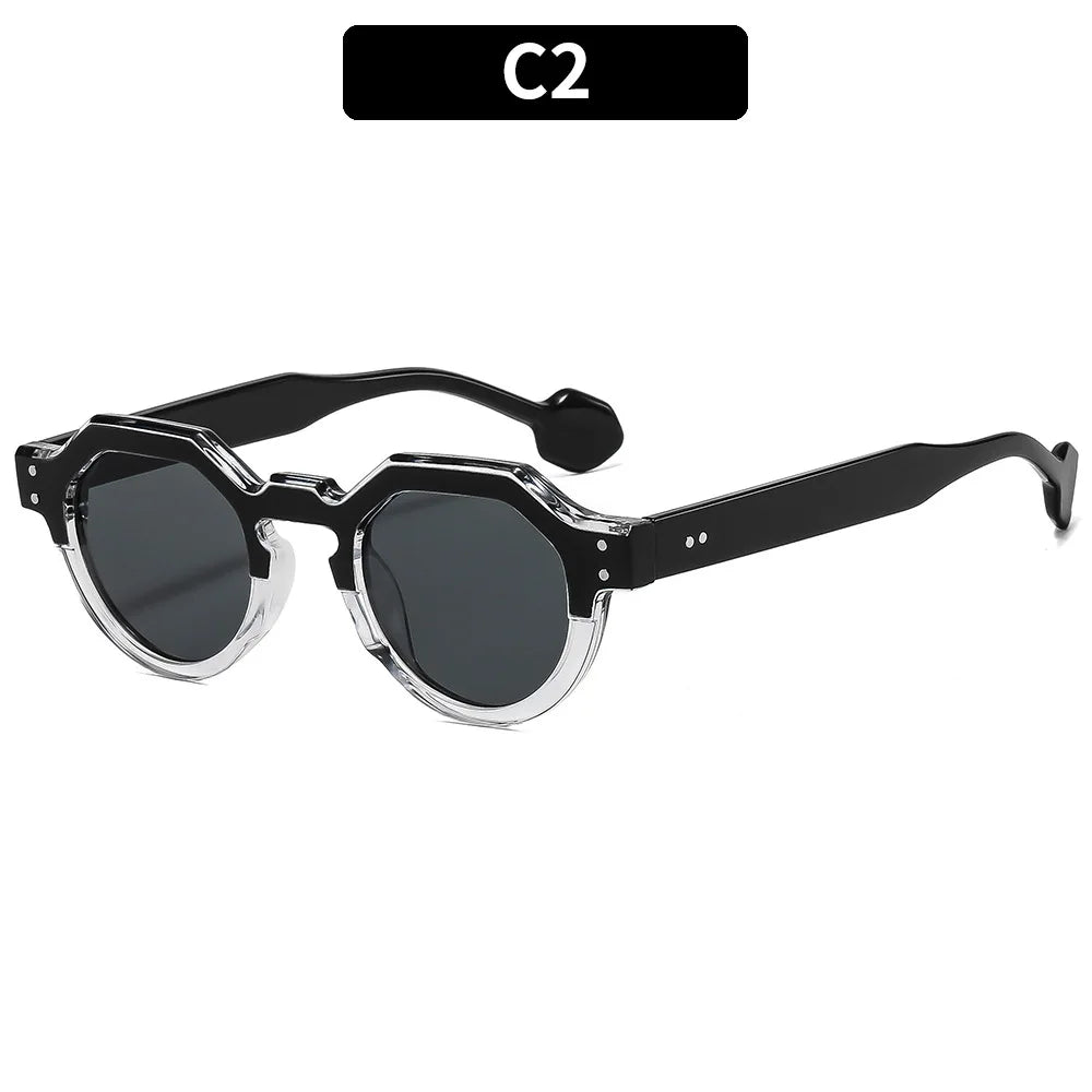 Retro Leopard Sunglasses 2025 Men Women Vintage Small  Luxury Brand Designer Sun Glasses UV400 Goggles Shades 309579