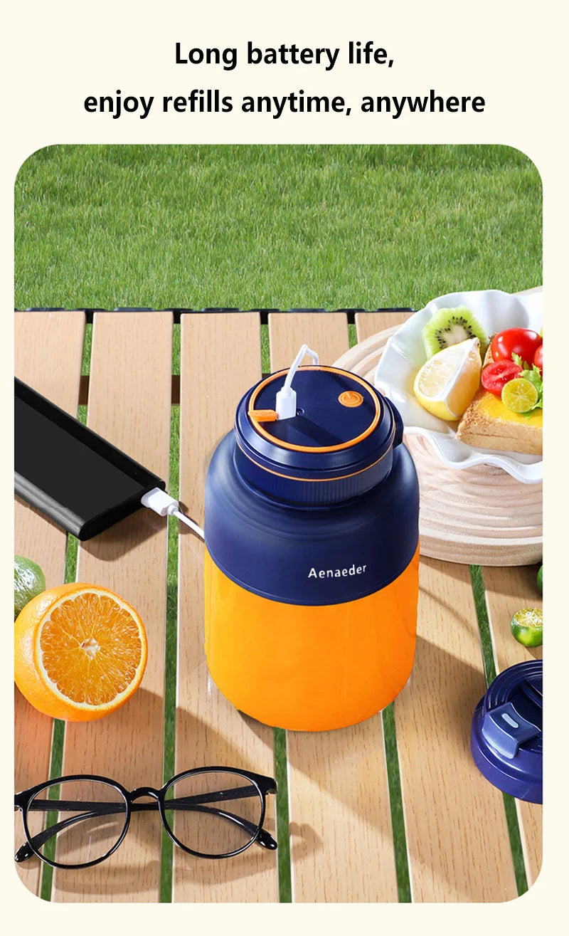 1300ml New Wireless Portable Fruit Juicer Charging Small Complementary Food Crushed Ice Household Multifunctional Juicer 2026