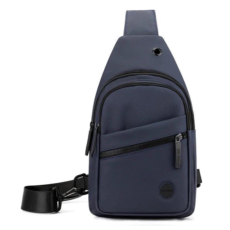 Men Cross Body Bag Sling Backpack Travel Fashion Outdoor Sports Waterproof Nylon Male Purse Side Shoulder Chest Messenger Bag