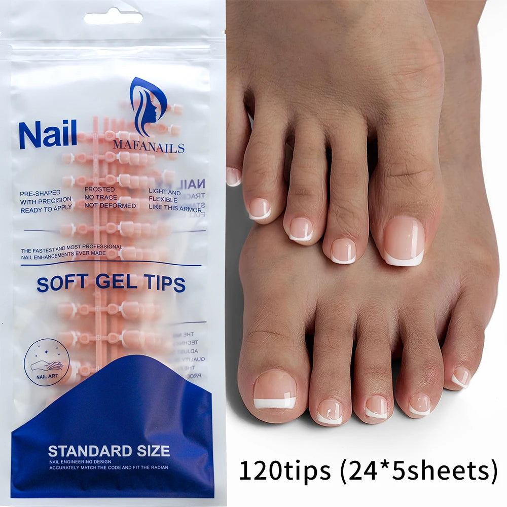 100Pcs Light Pink Press on Nails Short Medium Square Wearable Fake Nails Tips 10 sizes Full Cover False Nails Finger Decoration