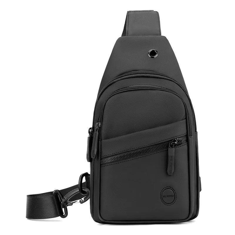Men Cross Body Bag Sling Backpack Travel Fashion Outdoor Sports Waterproof Nylon Male Purse Side Shoulder Chest Messenger Bag