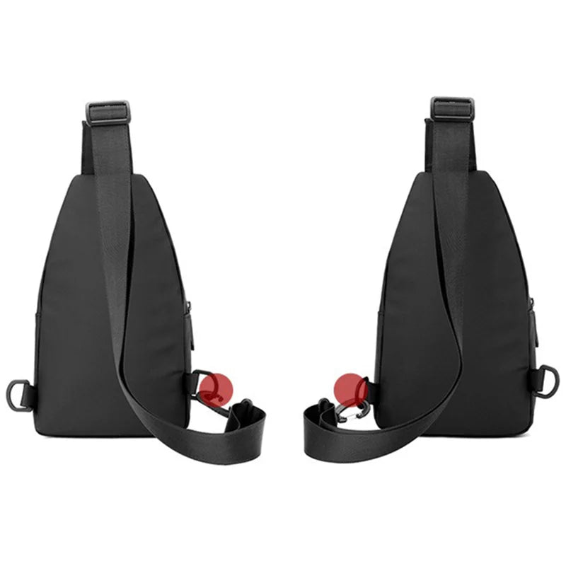 Men Cross Body Bag Sling Backpack Travel Fashion Outdoor Sports Waterproof Nylon Male Purse Side Shoulder Chest Messenger Bag