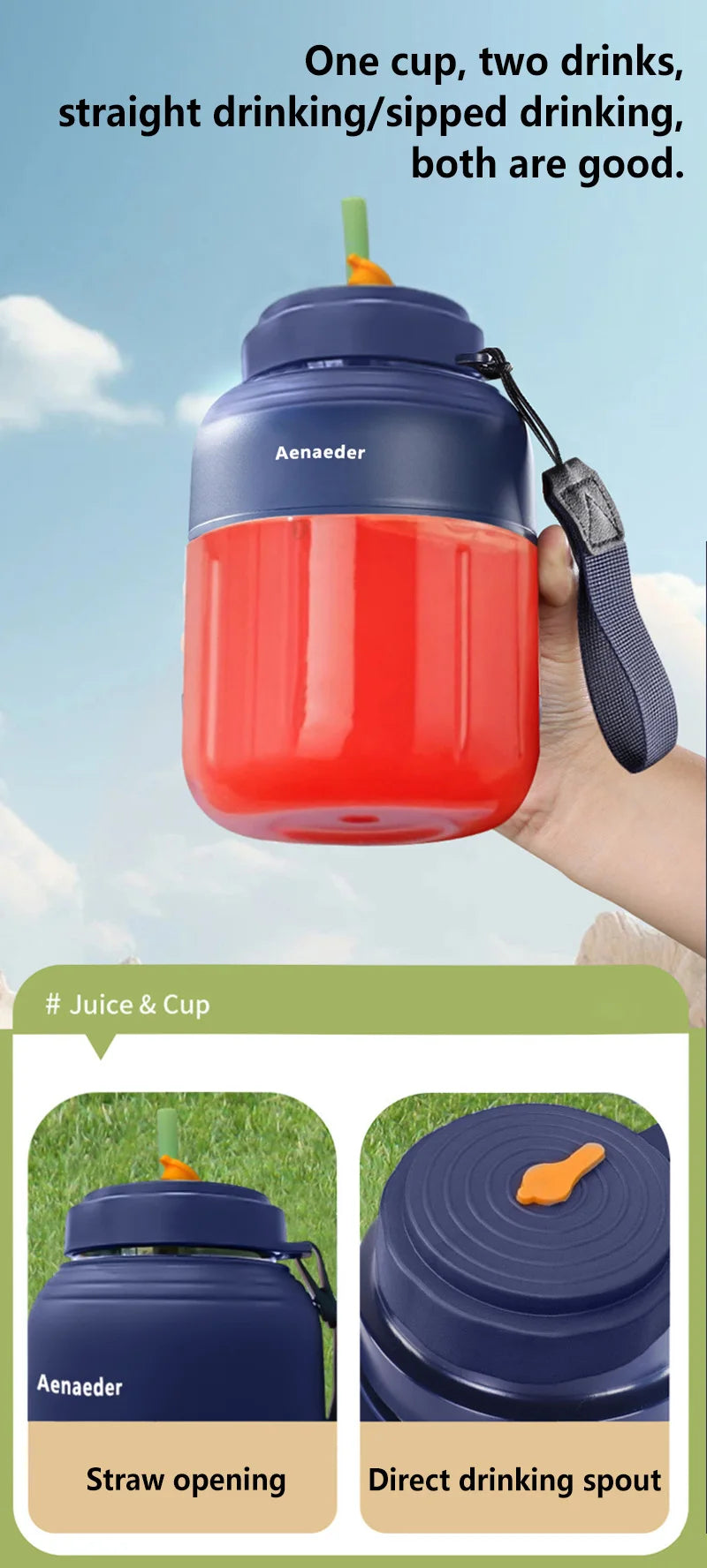 1300ml New Wireless Portable Fruit Juicer Charging Small Complementary Food Crushed Ice Household Multifunctional Juicer 2026