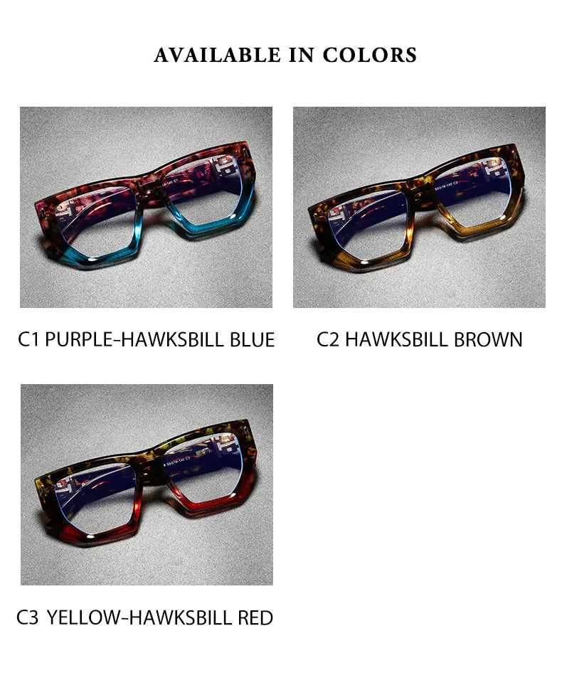 Brand Design Women Oversized Polygon Frame Photochromic Prescription Glasses Anti Blue Ray Hyperopia Myopia Astigmatism Eyewear