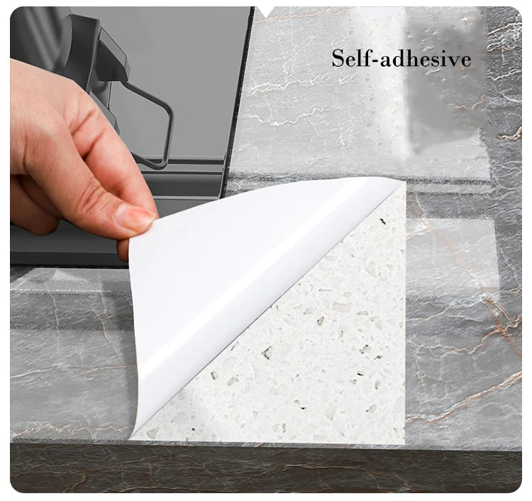 1 roll of marble wall sticker waterproof anti fouling oil proof PVC self-adhesive wallpaper kitchen wall sticker