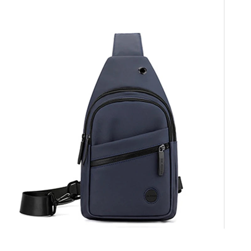 Men Cross Body Bag Sling Backpack Travel Fashion Outdoor Sports Waterproof Nylon Male Purse Side Shoulder Chest Messenger Bag